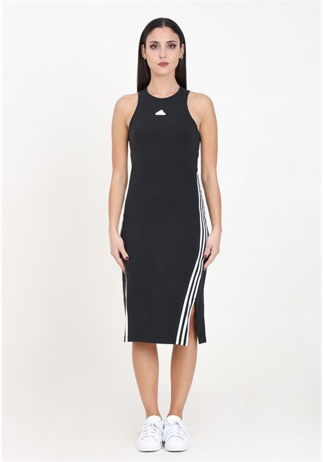 Future icons 3-stripes women's midi dress in black ADIDAS PERFORMANCE | IP1575.